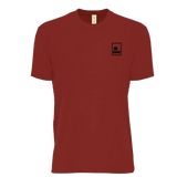 eco t-shirt in garnet color