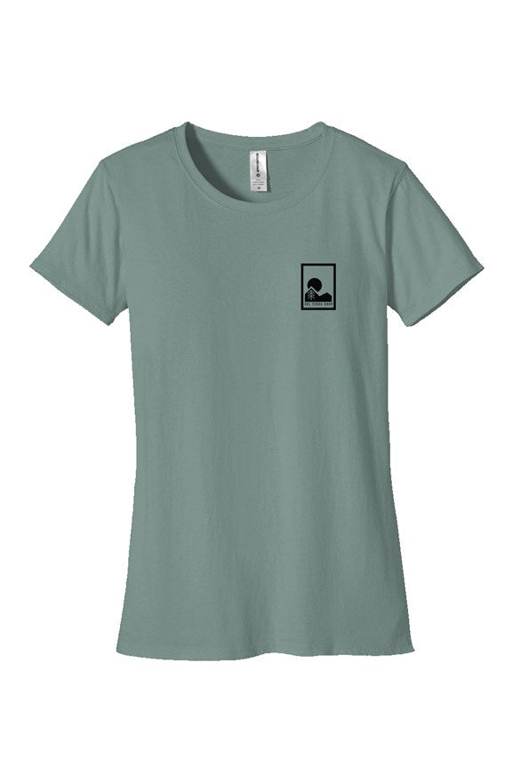 Fitted Scoop Neck Organic T-Shirt Medium / Blue Sage / Small