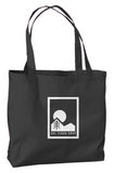 Eco Tote black bag with company logo