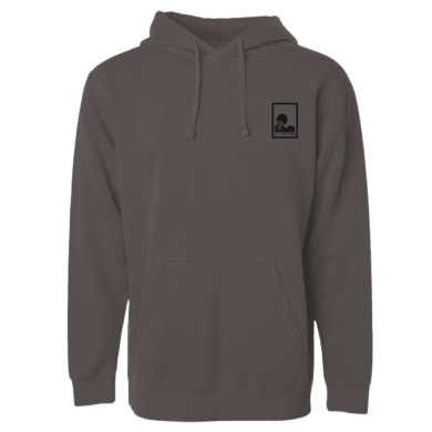 ORGANIC COTTON HOODIE WITH SOL TERRA SHOP LOGO ON LEFT CHEST