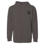 ORGANIC COTTON HOODIE WITH SOL TERRA SHOP LOGO ON LEFT CHEST