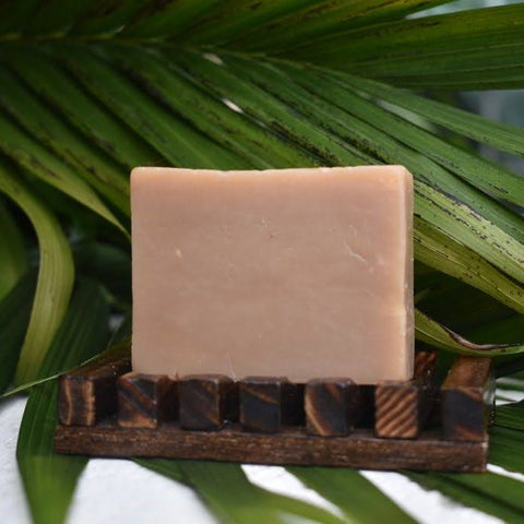 camper soap natural soap bar with the wooden soap dish