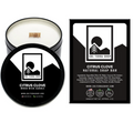 natural soap and sustainable soy candle citrus clove scented