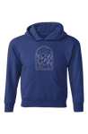 Eco Youth Hoodie in blue