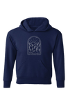 Eco Youth Hoodie in navy