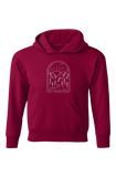 Eco Youth Hoodie in red