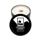 Frankincense & Myrrh scented Soy Candle with Wood Wick