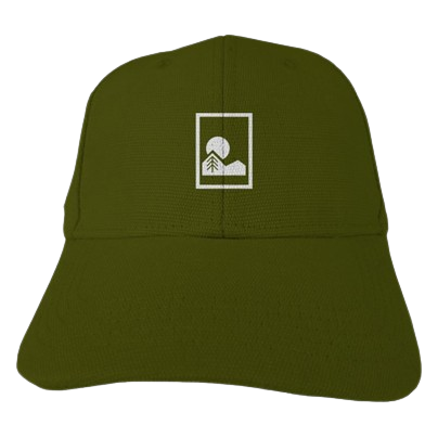 olive colored hemp hat