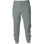 organic sweatpants in the color olive