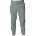 organic sweatpants in the color olive