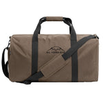 Walnut brown recycle polyester duffle bag