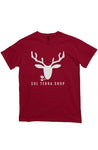 Organic Christmas T-Shirt in red