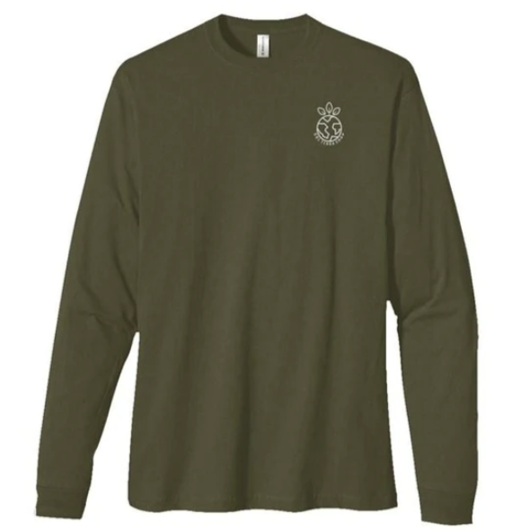 Earth Day organic cotton long sleeve