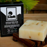 Exfoliate your skin with this natural aloe soap bar