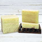Natural Soap & Soap Saver, evergreen scent