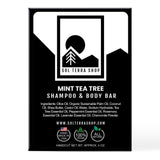 Mint Tea Tree Shampoo & Body Bar  ingredients on box